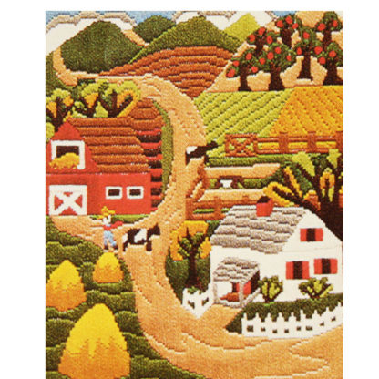 Longstitch Kit Artcraft Concepts Country Landscape Needlepoint Pattern